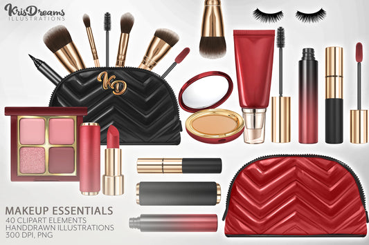 Makeup Clipart, Cosmetic Graphics, Fashion and Beauty png
